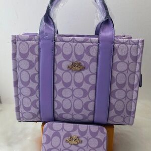 Designer inspired Purple Women's Bag